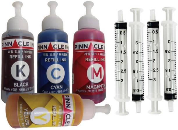 PINNACLE Compatible Ink HP DeskJet Ink Advantage 4278 Tri Colour & Black Black Ink Bottle
