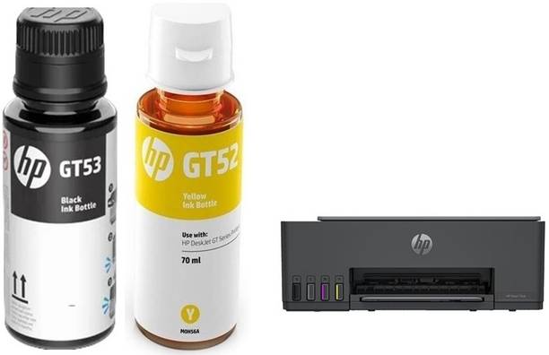 HP 584 ORIGINAL INK FOR HP 584 SMART TANK INK TANK ALL IN ONE WIFI PRINTER Black & Yellow Ink Bottle