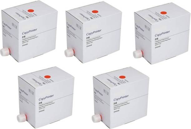 RT DX 2430 Red Ink Cartridge Pack of 5 pcs Use in Gestetner Duplicators Copyprinter Red Ink Cartridge