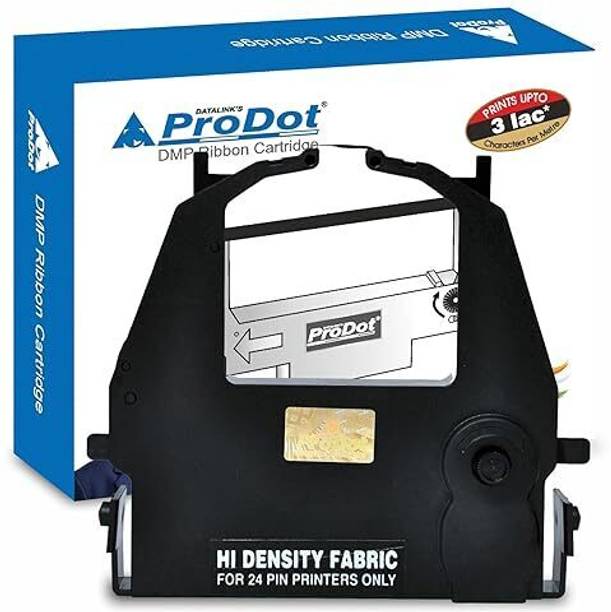 PRODOT Dot Matrix Ribbon Cartridge Compatible with TVSE DP 5000 (Pack of 01) Black Ink Cartridge