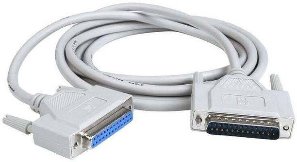 S S Enterprises LPT Printer Cable Wire for Dot Matrix and Old Inkjets Printer (3 Meter) Grey Ink Toner