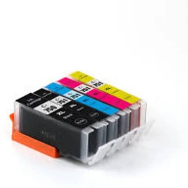 trendvision 750XL&751 XL for iP7270,MG5470,5570,IX6770,6870,6370,6470,7170,iP8770,MX 927 Black + Tri Color Combo Pack Ink Cartridge