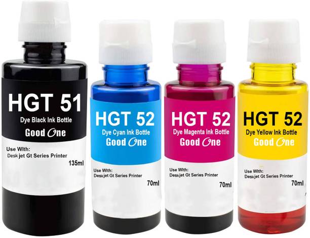 R C Print 135ml/CYM-70ml Black + Tri Color Combo Pack Ink Bottle