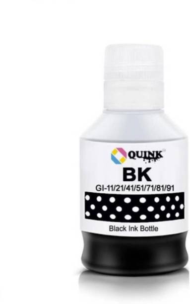 QUINK GI 71 Refill Ink Compatible for Canon G1020, G2020, G2021, G2060, G3060 Printers Black Ink Bottle