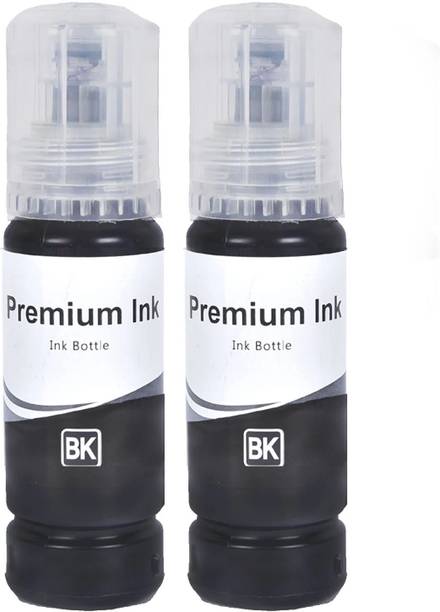 R C Print 001/ 003 Ink for Epson L3110, L3150, L3250,L3116,L3101,L3210,L3215,L3216 Black - Twin Pack Ink Bottle