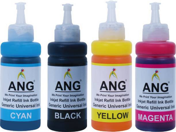 Ang Refill Ink MG3670, MG2970, iP7270, MG2577, MG3070, MG2570, MG3077, MG2470 Black + Tri Color Combo Pack Ink Cartridge