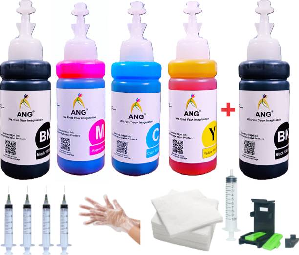 Ang Refill ink For DeskJet 2331 805 803 680 678 818 802 901 703 704 46 21 22 27 Black + Tri Color Combo Pack Ink Cartridge