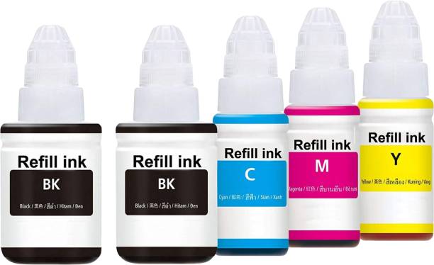Skrill GI 790 Ink For Canon G1010 G2000 G2002 G2010 G2012 G3000 G3010 2 Black XL + CMY Black + Tri Color Combo Pack Ink Bottle