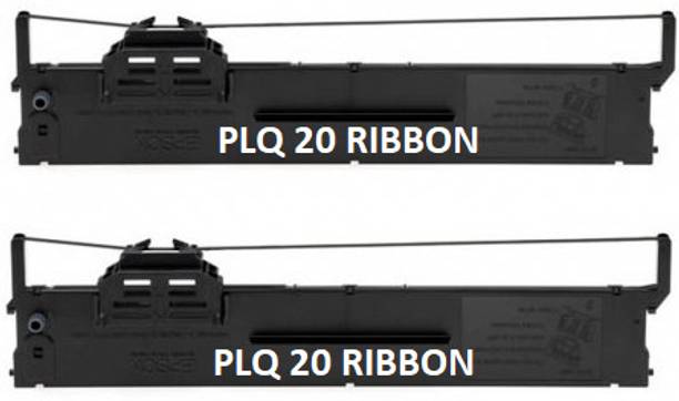 canoff PLQ20/20M/20K/20KM/LQ90KP Dot Matrix Printer 2PC Black - Twin Pack Ink Cartridge
