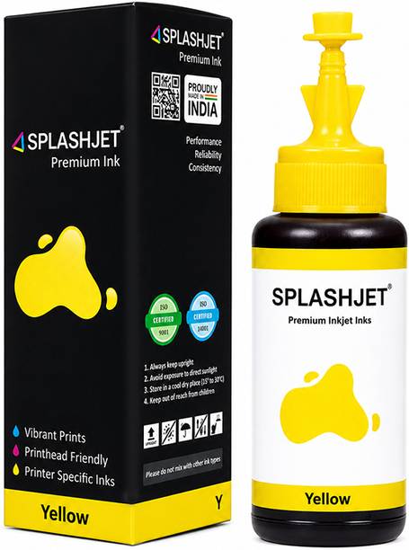 Splashjet T673 Refill Ink for EpsonL805, L800, L1800(70g x 1) - 505281 Yellow Ink Bottle