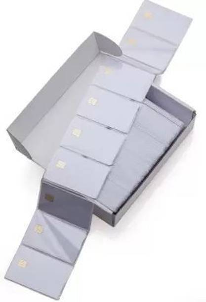 Thermal White Chip Cards for Thermal Printer Evolis Zebra Fargo Data Card Magic (50 Card Yellow Ink Toner