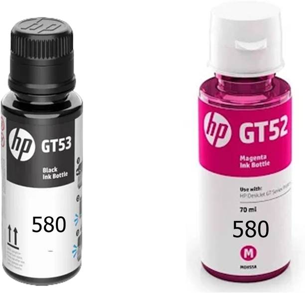 HP 580 ORIGINAL INK FOR HP 580 ALL IN ONE INK TANK PRINTER BLACK & MAGENTA COMBO Magenta Ink Bottle