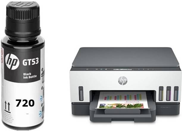 HP 720 SMART TANK INK TANK PRINTER WIFI ALL IN ONE ORIGINAL INK Black Ink Bottle