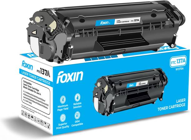 Foxin FTC 137A Toner Cartridge | Compatible with W1370A HP LaserJet M209, M211, Black Ink Cartridge