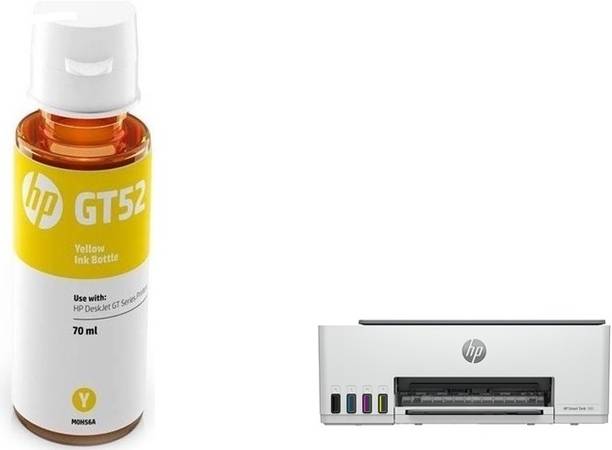 HP 580 ORIGINAL INK FOR HP 580 SMART TANK INK TANK ALL IN ONE WIFI PRINTER Yellow Ink Bottle