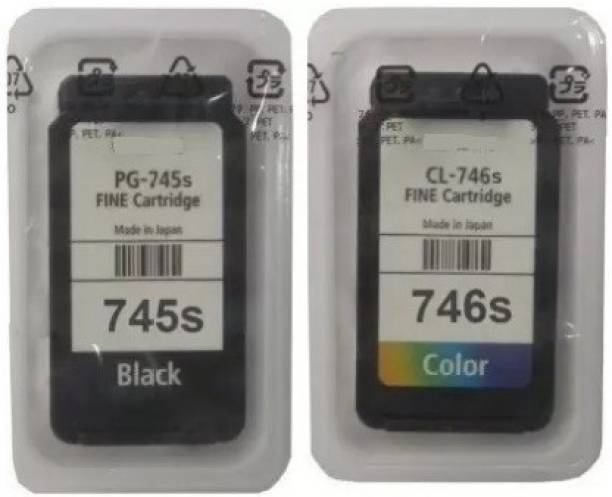 trendvision 1 Black & 1 Colour Black + Tri Color Combo Pack Ink Cartridge