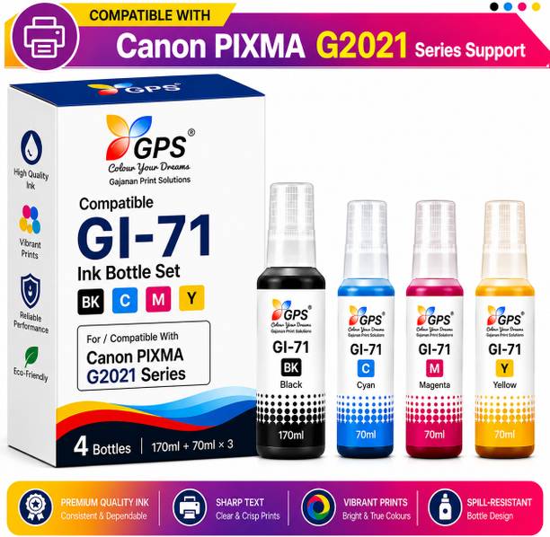 GPS Colour Your Dreams Canon PIXMA G2021 Series Compatible Ink Bottle Set Black - Twin Pack Ink Bottle