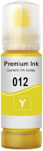 R C Print 011 & 012 Refill Ink for L380,L361, L565, L210, L220, L310, L350, L355 Printer Yellow Ink Bottle