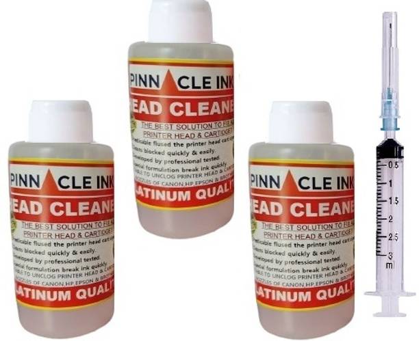 PINNACLE Printer Head Cleaner For UNCLOG PRINTER HEAD & CARTRIDGE Head White Ink Bottle