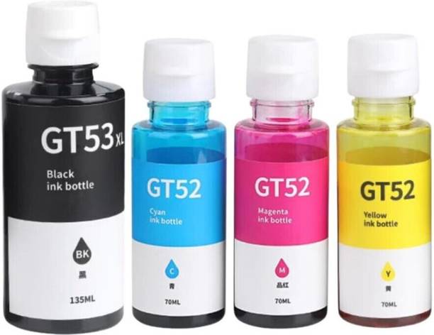 SKV GT53XL/52 Compatible Refill Ink for 310,315,319,410,419,5810,5820,5821 Printer Black + Tri Color Combo Pack Ink Toner