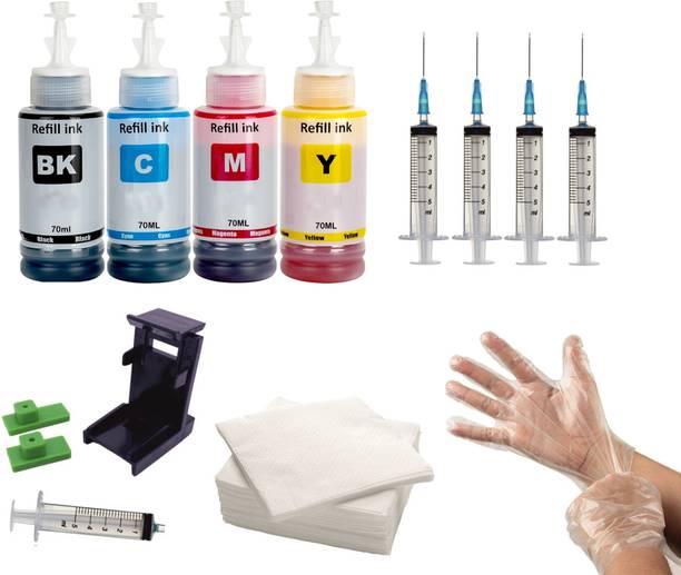 Salty Refill Kit For E3370 , TS3370S Black + Tri Color Combo Pack Ink Cartridge