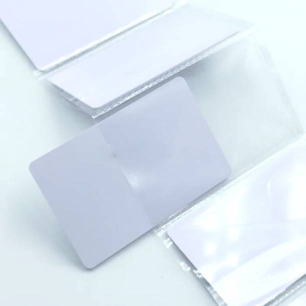 Saliy Plain Pvc card for Evolis printer ,magic printer ,thermal card 400Pcs White Ink Toner