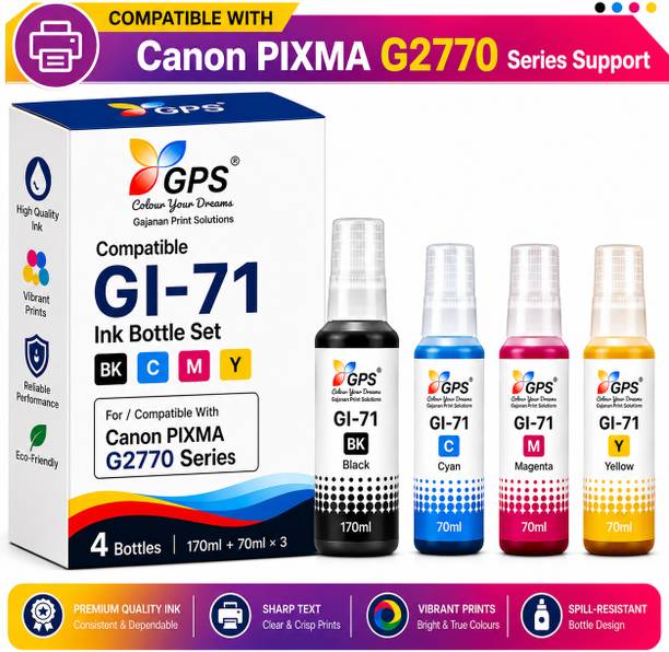 GPS Colour Your Dreams Canon PIXMA G2770 Series Compatible Ink Bottle Set Black - Twin Pack Ink Bottle