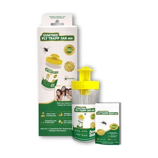 gumtree Reusable Fly Trap Jar Mini for Indoor & Outdoor Insect Net