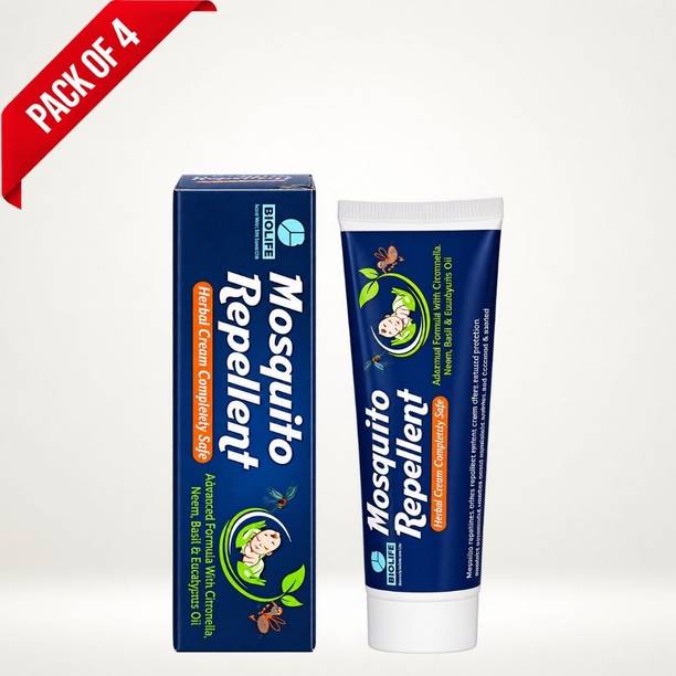 Biolife Technologies Herbal Mosquito Repellent Cream with Neem and Citronella Oils