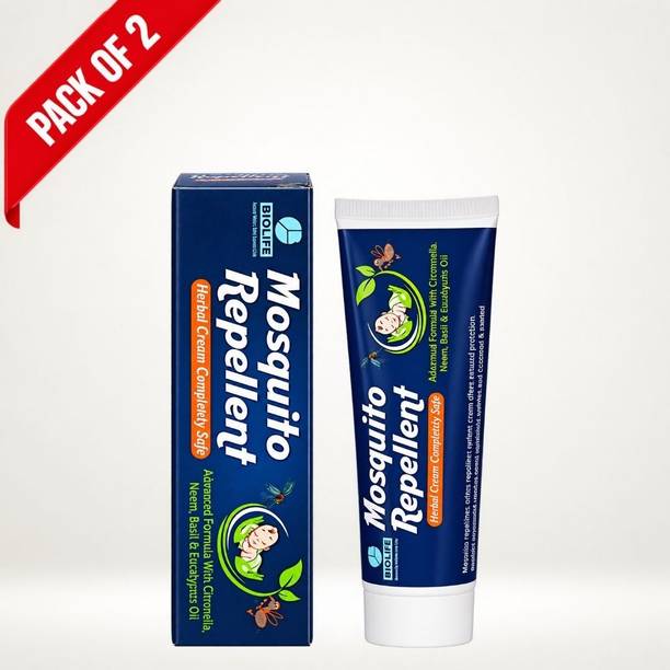 Biolife Technologies Herbal Mosquito Repellent Cream with Neem and Citronella Oils