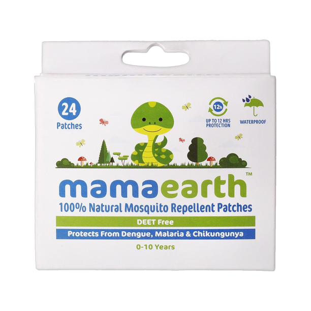 Mamaearth Natural Repellent Mosquito Patches For Babies with 12 Hour Protection (Pack Of 2)