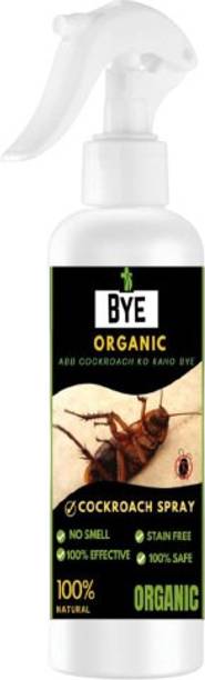 bye organic cockroach repellent spray non toxic 100 herbal non irretant 100 ml