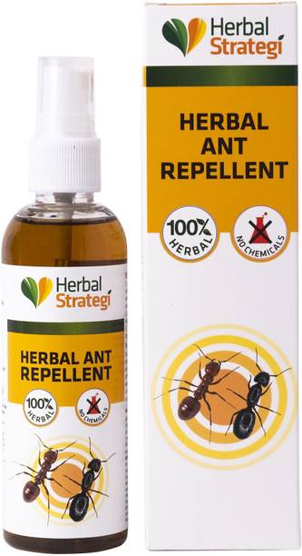 HERBAL STRATEGI Ant Repellent Spray Non-Toxic 100% Herbal Stain Free