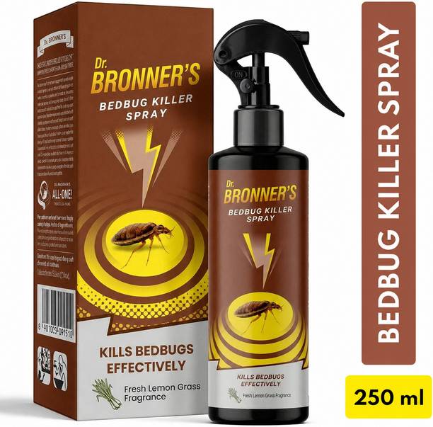 Dr. Bronner's Herbal Bed Bug Spray 250ml Eliminates Bed Bug Colony in 10 Minutes 100% Organic