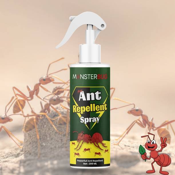 MONSTERBUG Ant Repellent Spray Herbal Non Toxic Pest Control for Home Kitchen