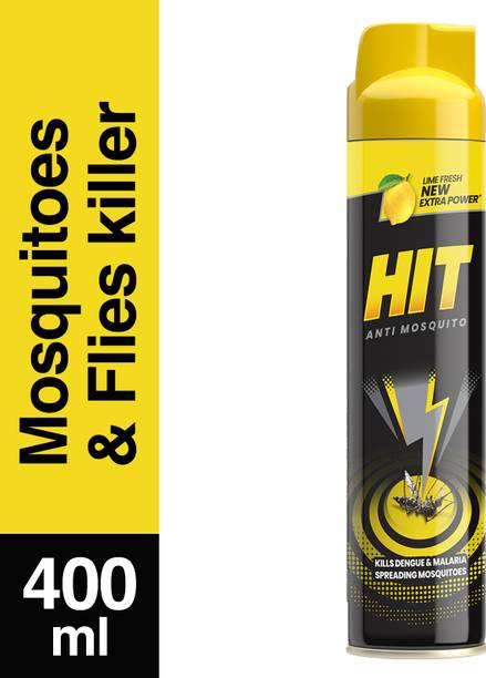 Hit Mosquito and Fly Killer Spray | Lime Fresh (400 ml)