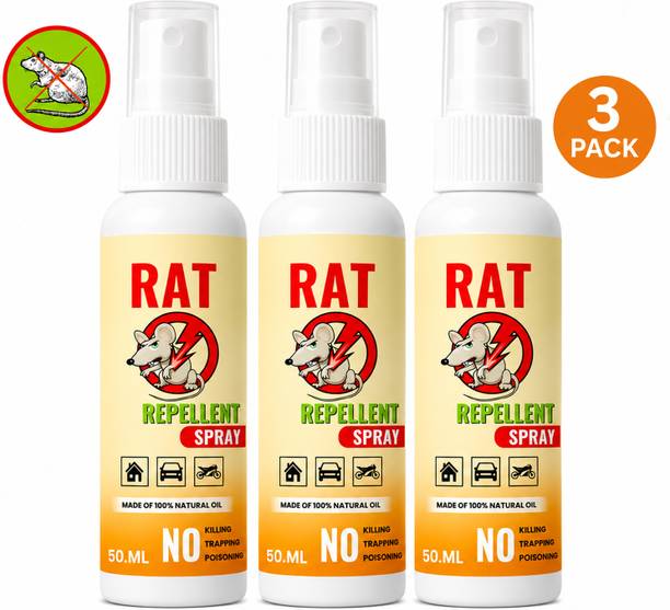 vvqvv Rat Repellent Spray for Car Engine Wiring Bike Home & Garage Use