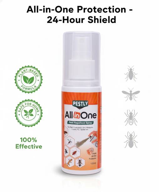 Pestly Multi-Purpose Insect & Pest Repellent | Herbal Formula | Family-Safe