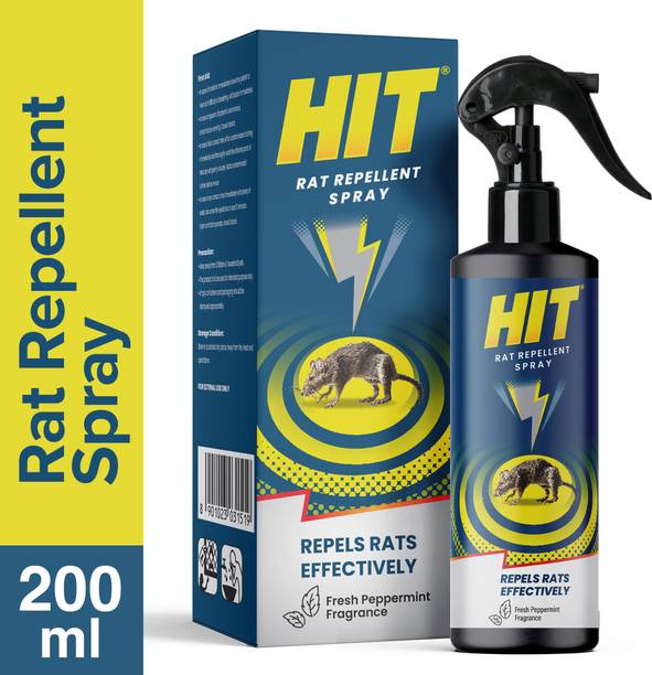 Hit Rat Repellent Spray for Home & Car | No Traps, Poison or Killing | Natural Blend