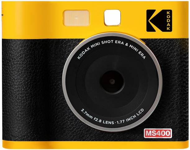 KODAK Mini Shot 4 ERA 4PASS 2 in 1 Camera and Photo Printer (Initial 8Sheets+60Sheets) Instant Camera