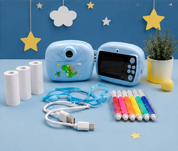 ClickPic Kids Creative Camera Series Instant Print Kids Camera with Thermal Photo Printer, Rechargeable Instant Camera
