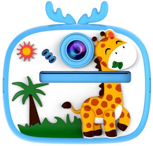 kayjoy Digital Digital Mini Camera for Kids with Instant Printing | Unicorn Cartoon Design Instant Camera