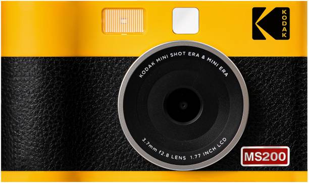 KODAK Mini Shot 2 ERA 4PASS 2 in 1 Camera and Photo Printer (Initial 8Sheets+60Sheets) Instant Camera