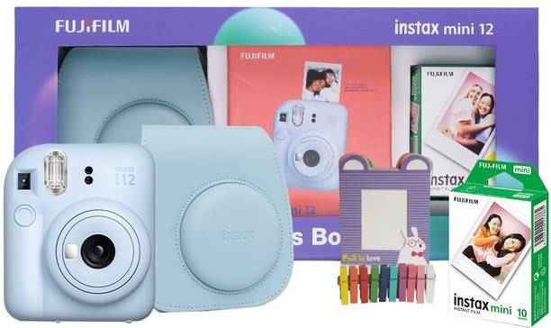 FUJIFILM Instax Mini 12 Treasure Box (10 Shot, Carry Case & Bunting) Instant Camera