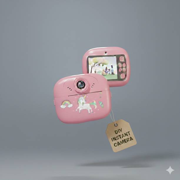 EarShades DIY instant photo printer cemera DIY instant photo printer cemera Instant Photo Printer Dual Selfie AA37 Instant Camera