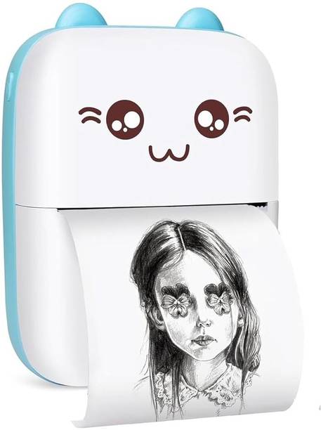 GOSTO Mini Bluetooth Portable Label Inkfree Printer for kids Thermal Printer 3.3 Instant Camera