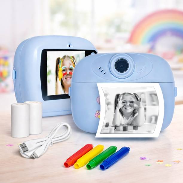LIVORA Kids Instant Photo Print Camera with Dual HD Lens & Video Recording Digit
