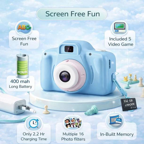 THYWILL SOLUTIONS BLUE MINI DIGITAL CAMERA BLUE MINI DIGITAL CAMERA CAME WITH Instant Camera