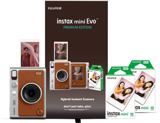 FUJIFILM Instax Mini Evo Hybrid Premium Edition Instant Camera