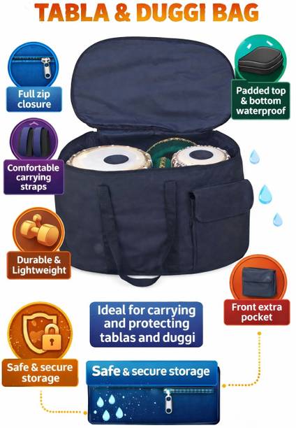 music galaxy 4 IN 1 TABLA DUGGI BAG AZ2 Tabla Bag